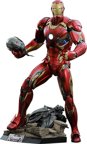 Коллекционная фигурка Железный Человек Марк 45 в масштабе 1:4 - Мстители: Эра Альтрона от Hot Toys