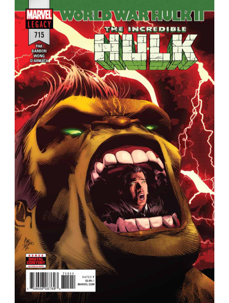 Комикс Incredible Hulk #715