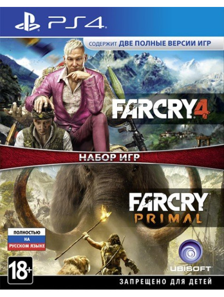 Игра Far Cry 4 + Far Cry Primal для PlayStation 4