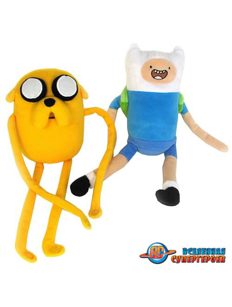 Плюшевая игрушка Финн - Время приключений, Adventure Time Plush - Finn by Jazwares