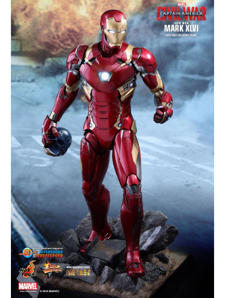 Коллекционная фигурка Железный Человек Марк 46 DIECAST от Hot Toys