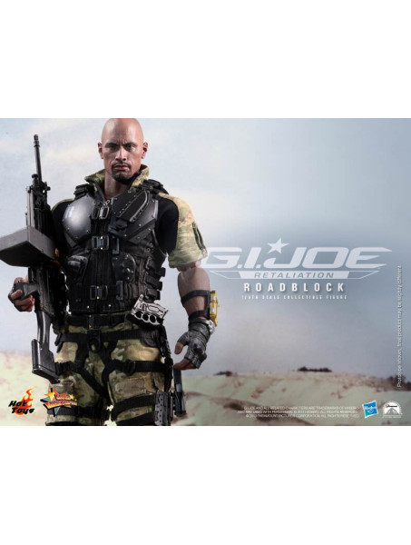 Коллекционная фигурка G.I. Joe: Бросок Кобры 2 – Роудблок 1 к 6, G.I. Joe Retaliation – Roadblock 1:6 Hot Toys