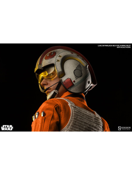 Коллекционная фигурка Люк Скайуокер Пилот Red Five X-wing - Звездные Войны от Sideshow Collectibles