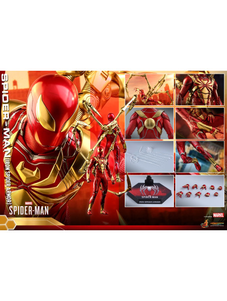 Коллекционная фигурка Человек-паук – Железный-паук Hot Toys