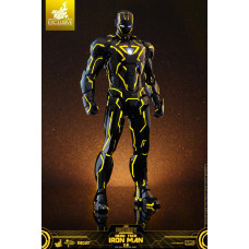 Колекційна фігурка Неонова Залізна Людина Mark II від Hot Toys