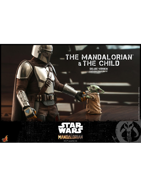 Коллекционный набор Звездные Войны - Мандалорец и Грогу от Hot Toys